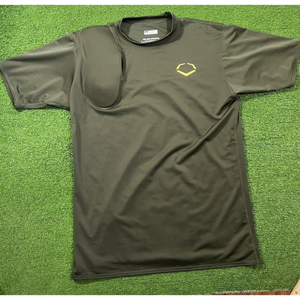 Padded Shooting Shirt XL DriFit Compression Under Shirt Olive Drab EvoShield EUC